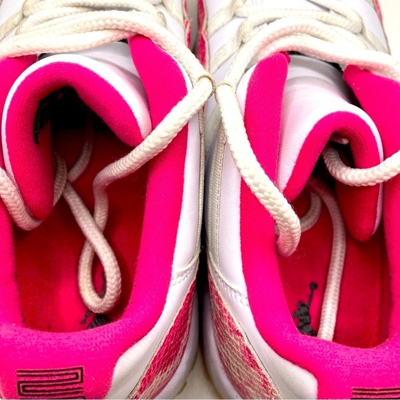 RARE Air Jordan 11 XI Retro Low Pink Snake Skin AUTHENTIC  womens size 11 - Picture 8 of 13